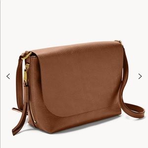 Cognac Leather Maya Fossil Bag